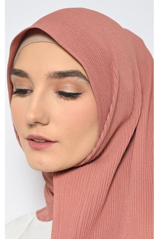 Suria Segitiga Instan Pleats Caramel
